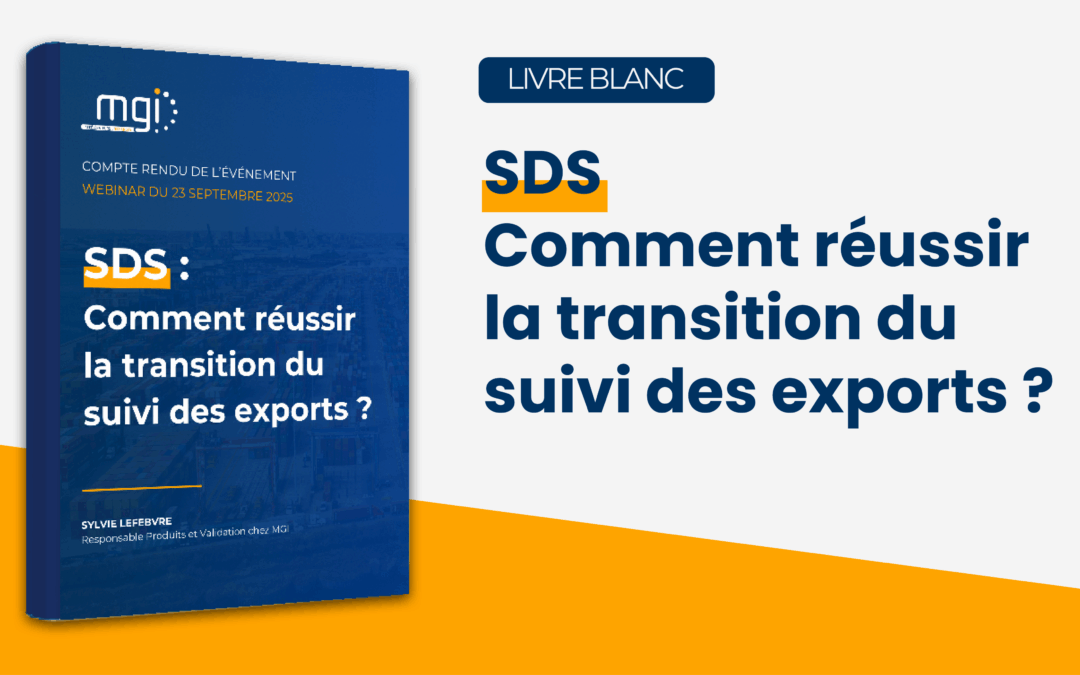 Livre Blanc – SDS : Comment réussir la transition du suivi des exports ?
